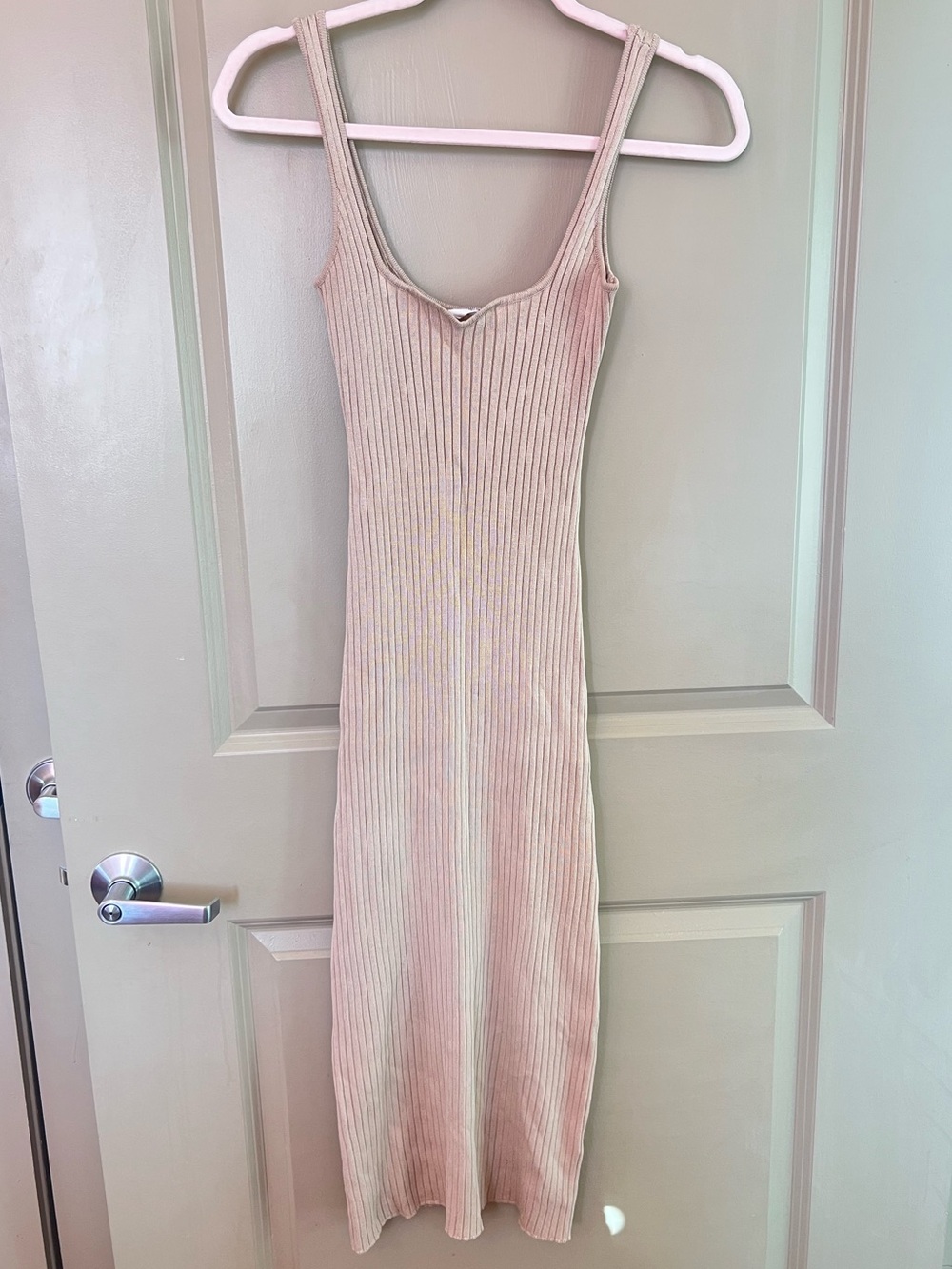 Double Zero Ribbed Midi Dress: S
